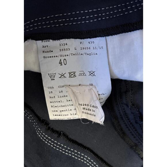 Pikeur Breeches Sz 40 Navy Riding Pants - Picture 4 of 16
